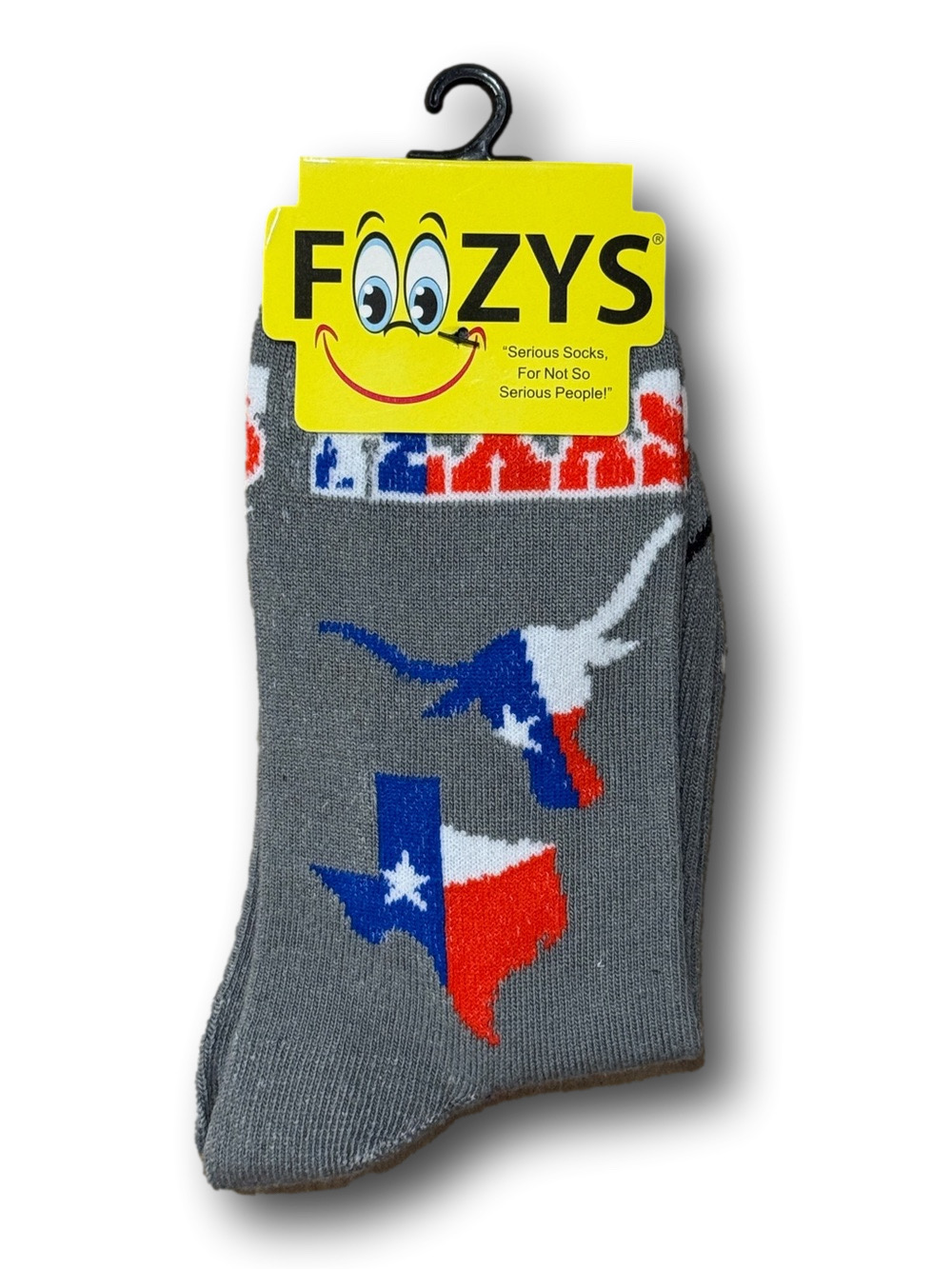3/$15 Texas State Flags Funny Novelty Crew Socks - NWT